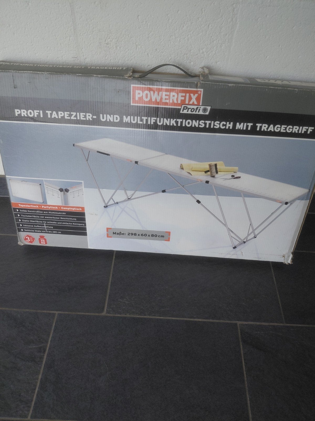 Powerfix Profi Behang- en Multifunctionele Tafel, Ophalen