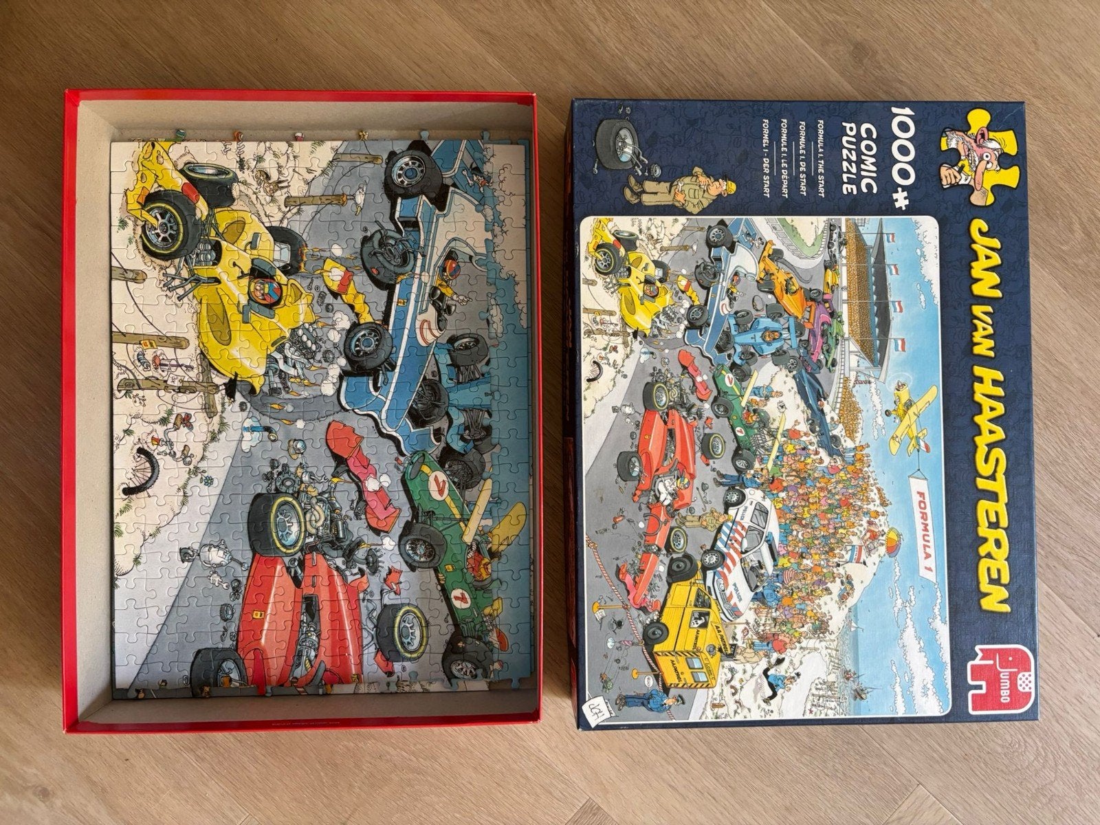 Jan van Haasteren Formule 1 Puzzel 1000 stukjes, Ophalen, Meer dan 50 stukjes, Zo goed als nieuw, 6 jaar of ouder