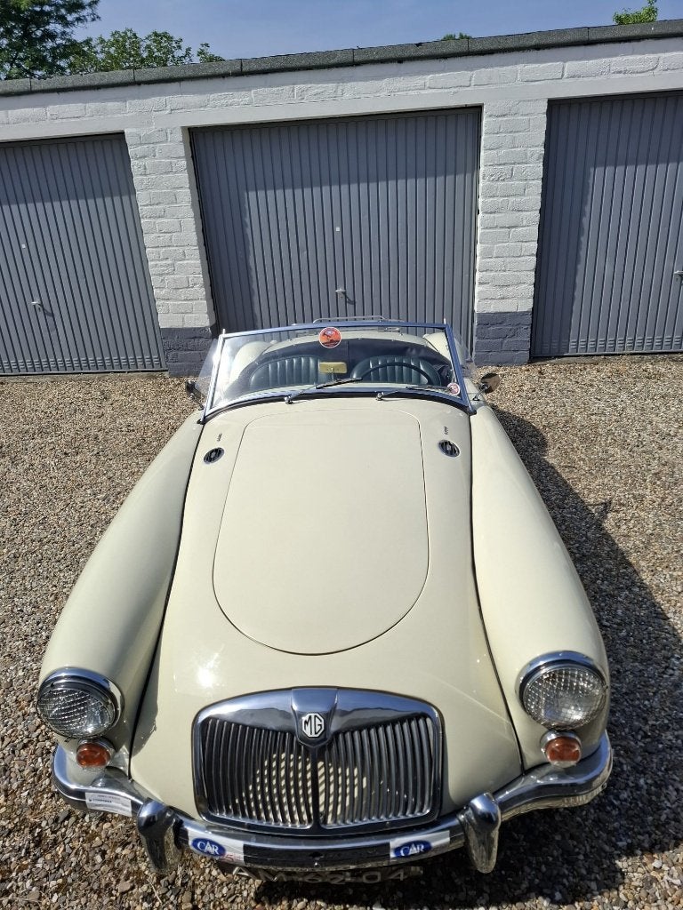MG A 1600 Roadster1960, Auto's, Oldtimers, Voorwielaandrijving, Cabriolet, 1600 cc, Wit