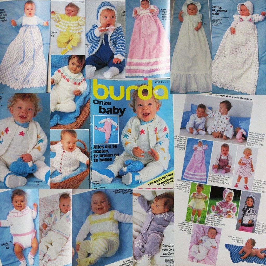 Onze baby - naaien breien en haken vintage retro nr. E 676, Verzenden, Gebruikt, Breien of Haken, Patroon of Boek