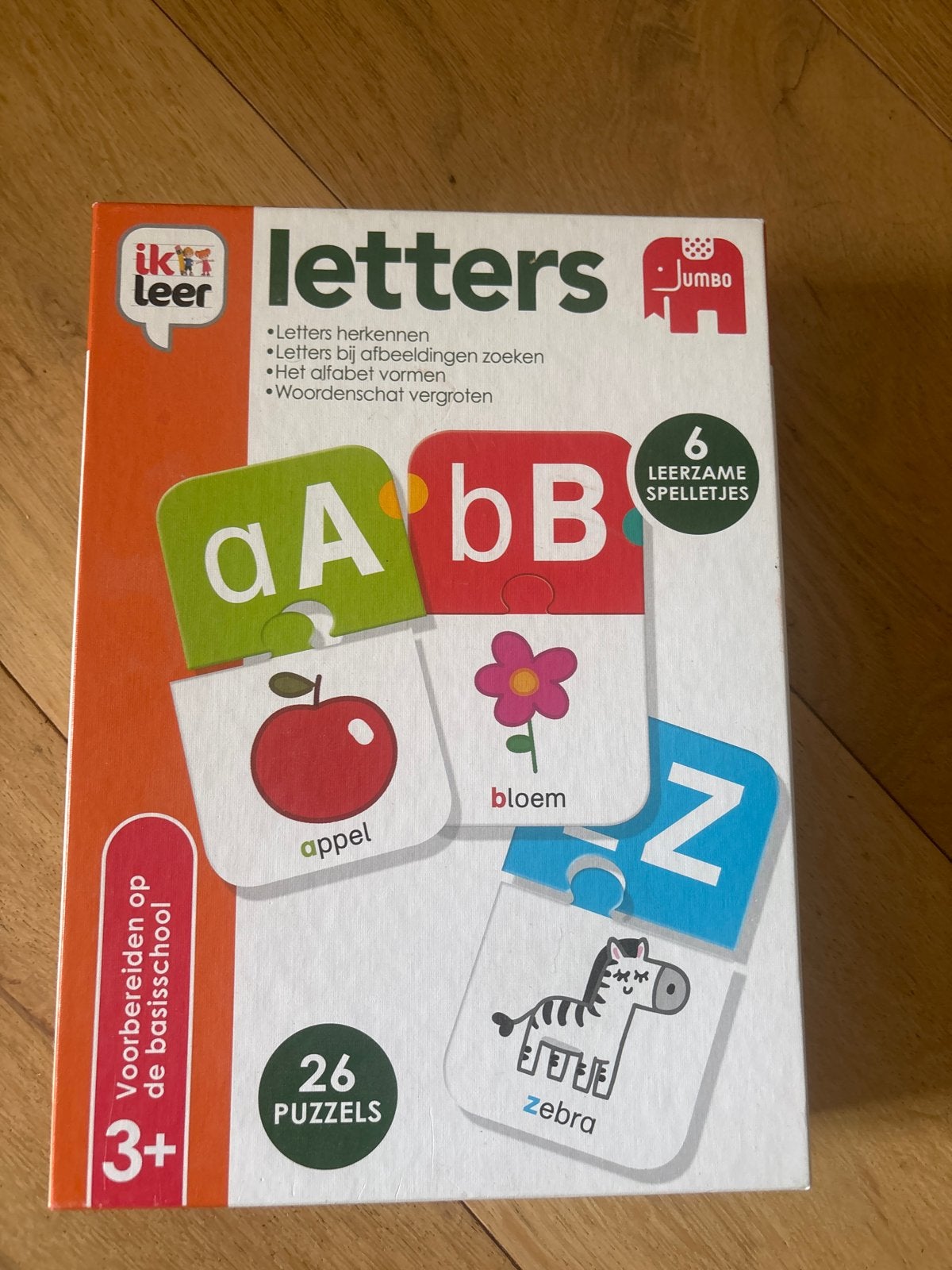 Jumbo Ik leer letters - Educatief spel voor kleuters, Kinderen en Baby's, Speelgoed | Educatief en Creatief, Ophalen of Verzenden