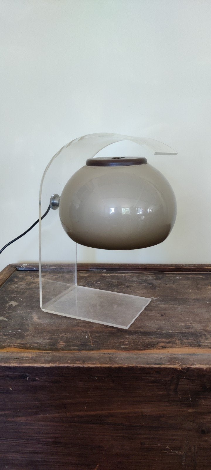 Vintage Tafellamp, plexiglas, Dijkstra stijl, Dutch Design, Gebruikt, Overige merken, Vintage, Sfeerlamp