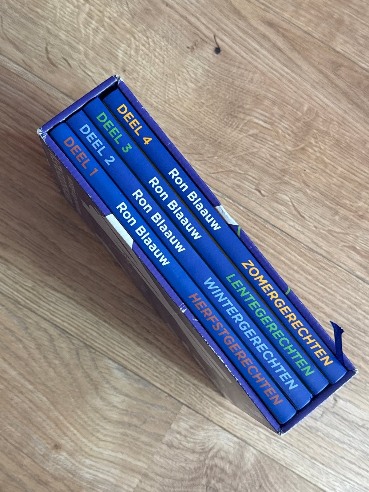Vier Seizoenen Kookboeken Ron Blaauw (4 delen), Boeken, Kookboeken, Ophalen of Verzenden, Zo goed als nieuw, Nederland en België