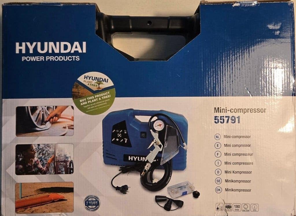 Mini compressor (nieuw), Doe-het-zelf en Verbouw, 6 tot 10 bar, Nieuw, Ophalen of Verzenden, Minder dan 200 liter/min