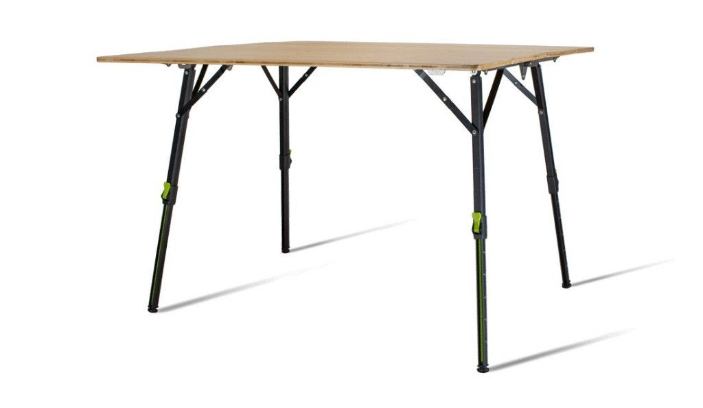 ZEMPIRE Kitpac Pro XL Bamboe campingtafel X-Large 100x100 cm, Info@outdoorensport.nl, Campingtafel, Zempire, Nieuw