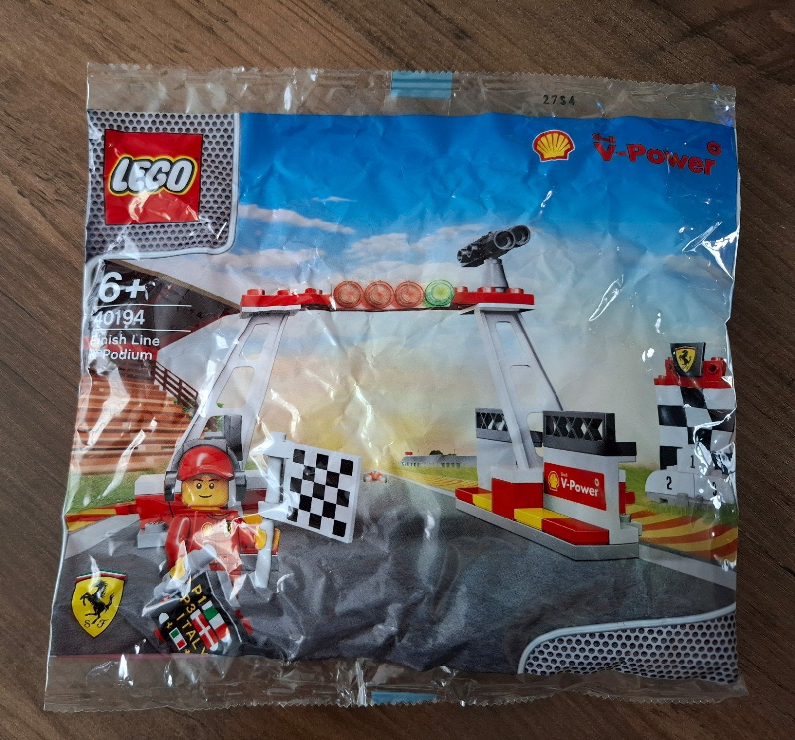LEGO Shell V-Power Ferrari Finish Line & Podium 40194, Inclusief minifiguren, Overige thema's, Lego, Nieuw