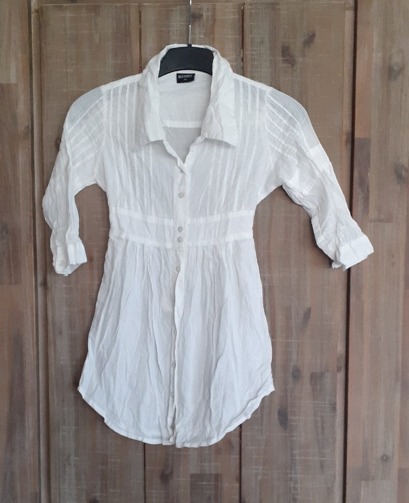 Blouse maat 134, Meisje, Overhemd of Blouse, Ophalen of Verzenden, Red street