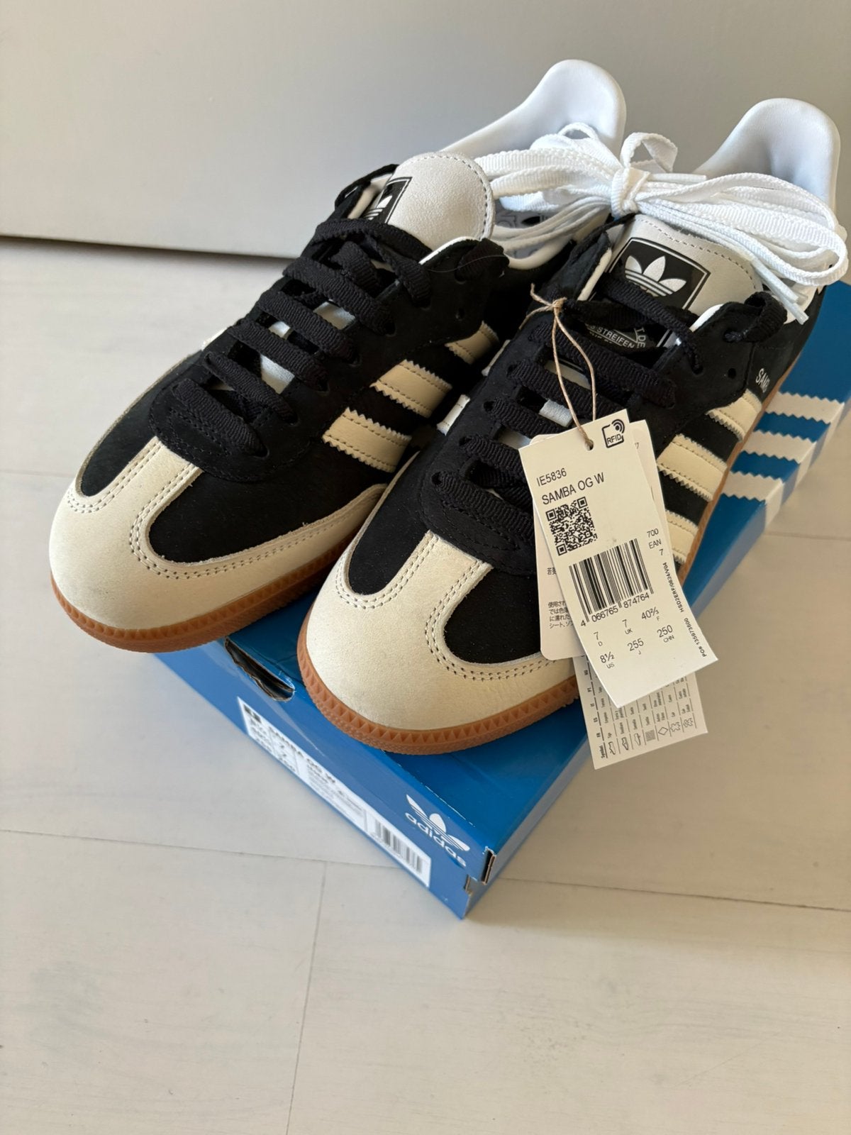 Adidas samba zwart/wit maat 40 2/3, Verzenden, Nieuw, Zwart, Sneakers of Gympen