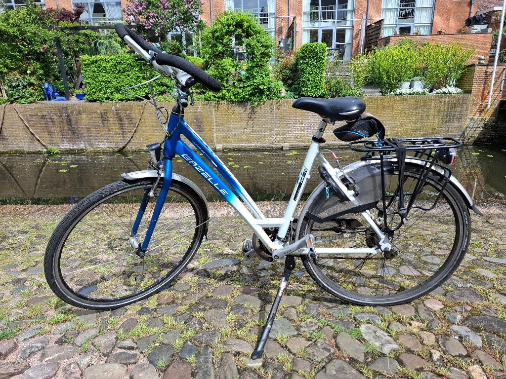 Gazelle Fuente Pure (lage instap), Ophalen, Gebruikt, Velgrem, Versnellingen