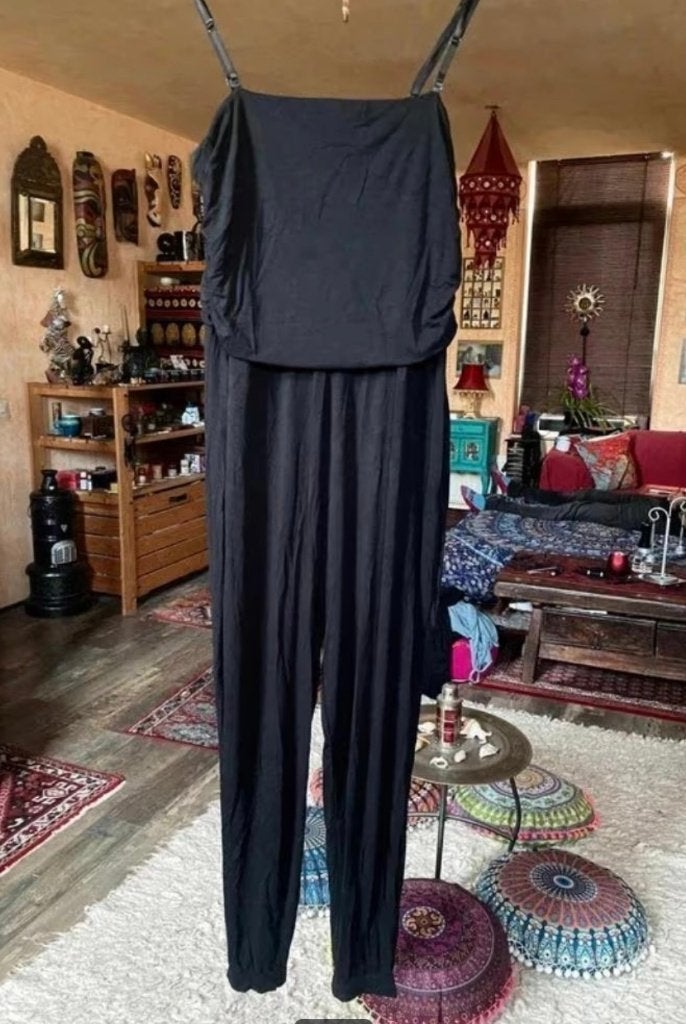 Splinternieuwe jersey jumpsuit van Kiabi maat XL nu 24,99€, Zwart, Maat 46/48 (XL) of groter, Nieuw, Ophalen of Verzenden