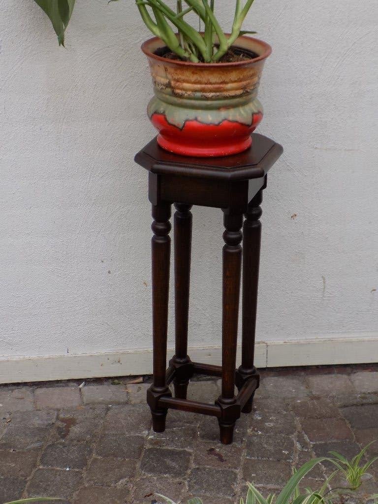 Plantentafel bijzettafel tafel klassiek vintage retro, Ophalen of Verzenden, Gebruikt, Hout