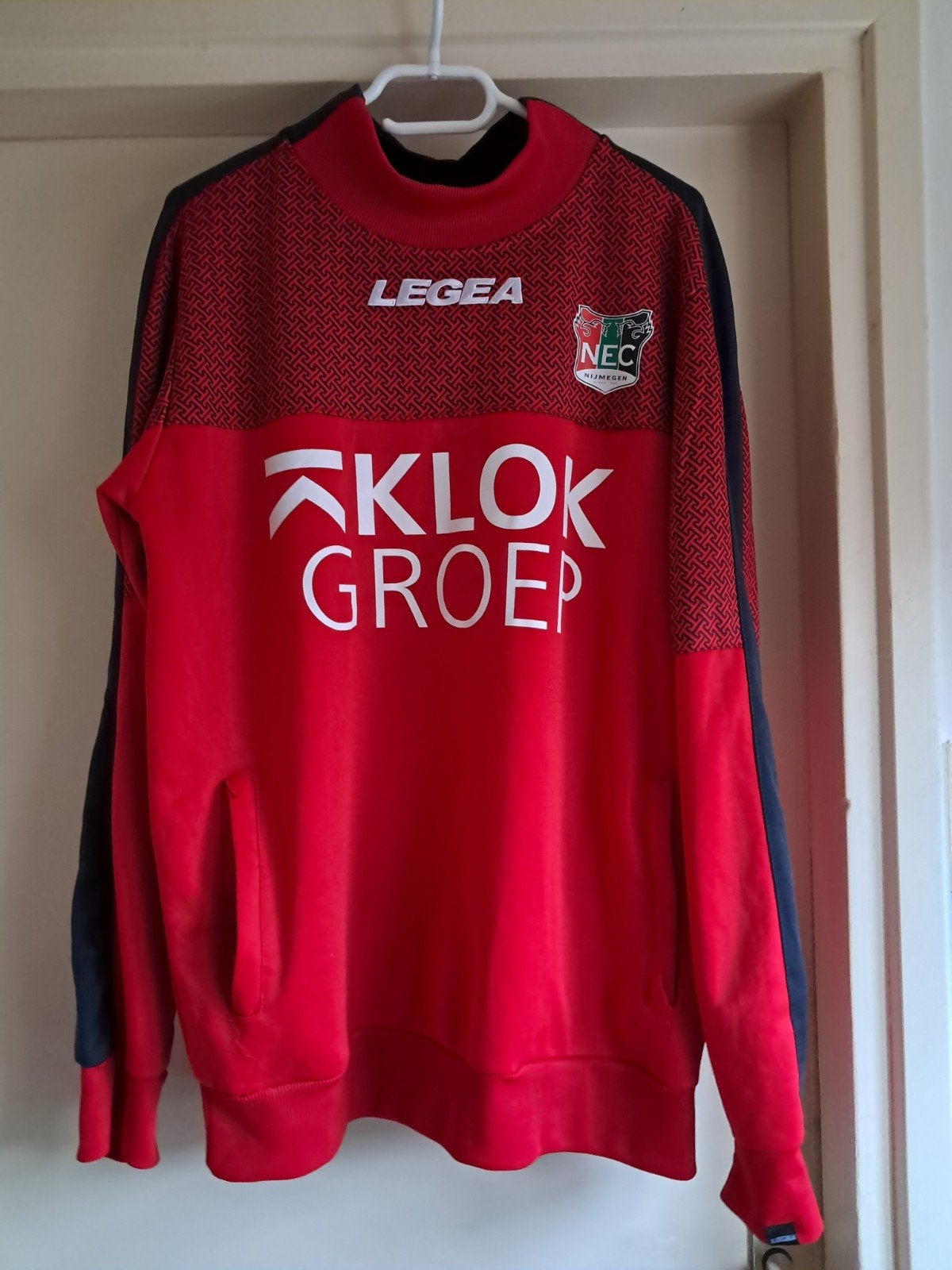 Nec nijmegen voetbalclub shirt Klok Groep Legea, Sport en Fitness, Voetbal, Maat XL, Ophalen of Verzenden, Zo goed als nieuw, Shirt