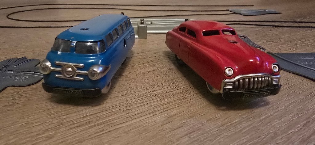 Schuco Varianto 3041 Limo, 3044 Bus U.S.-Zone Germany & 3010, Ophalen of Verzenden