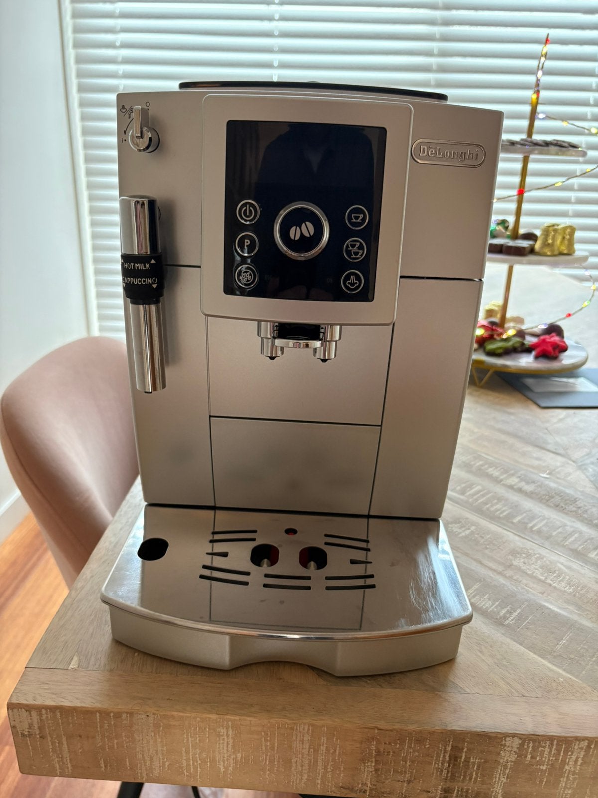 Delonghi ECAM23.420SB koffiebonenmachine, Ophalen, Zo goed als nieuw, Koffiemachine, Stoompijpje