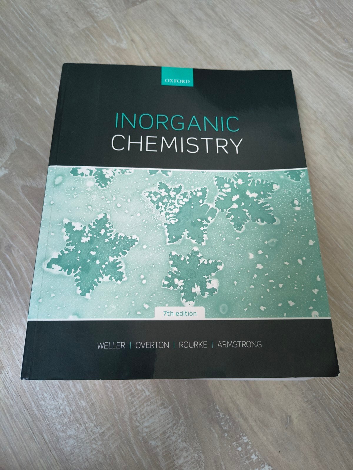 Inorganic Chemistry 7th Edition (+solutions manual) - Weller, Gelezen, Weller, Overton, Rourke, Armstrong, Hadzovic, Ophalen of Verzenden