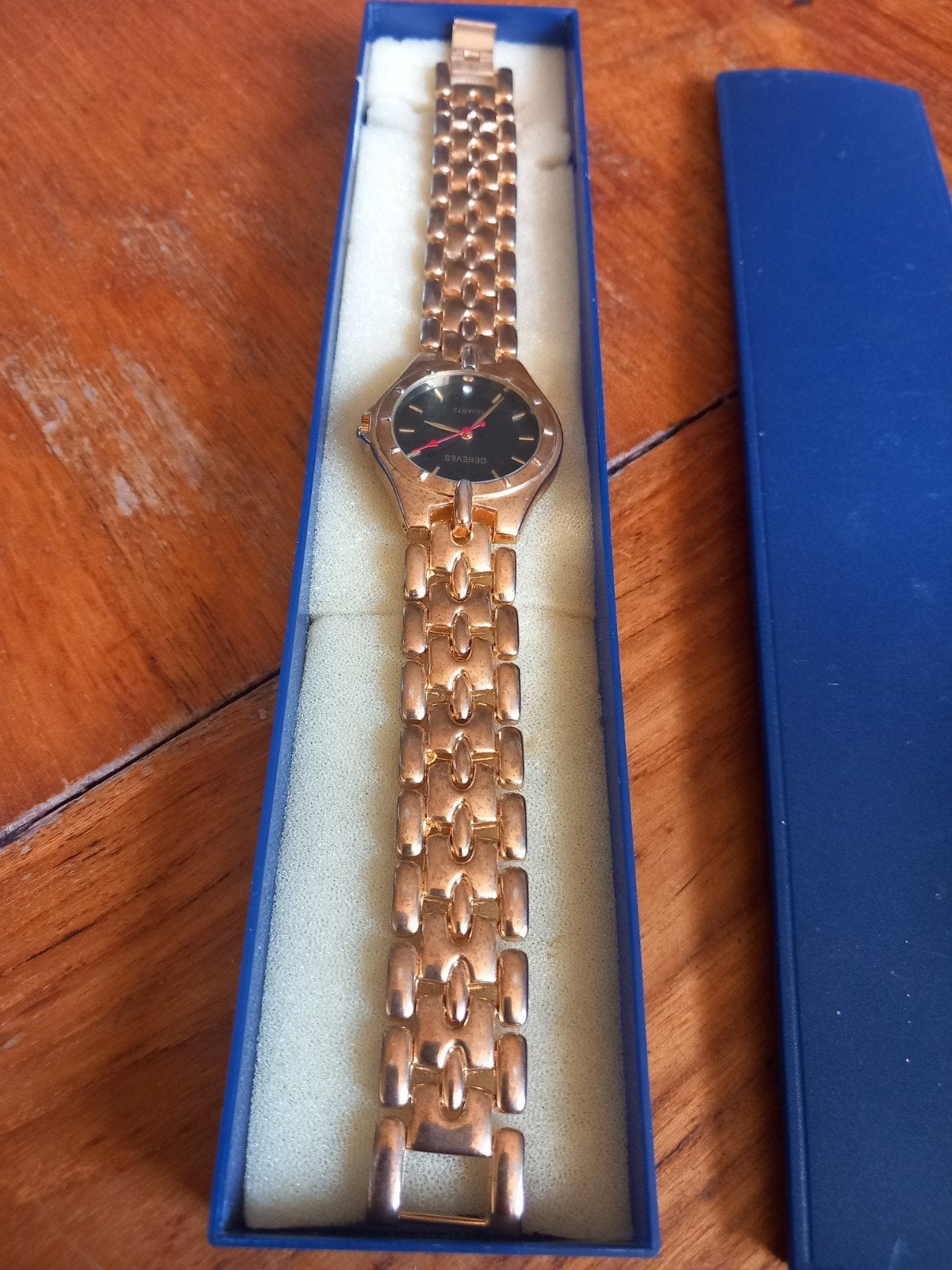 geneves Quartz horloge, Ophalen of Verzenden, Staal, Overige merken
