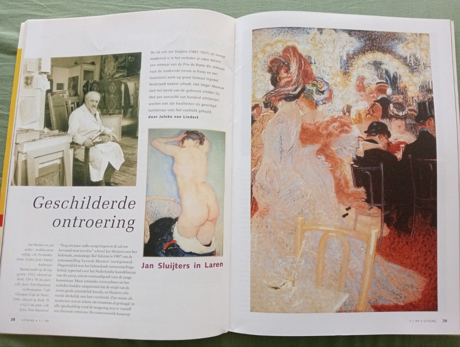 Vitrine Magazine Feb/Maart 1999 - Kunsttijdschrift, Boeken, Ophalen of Verzenden, Gelezen, Overige typen