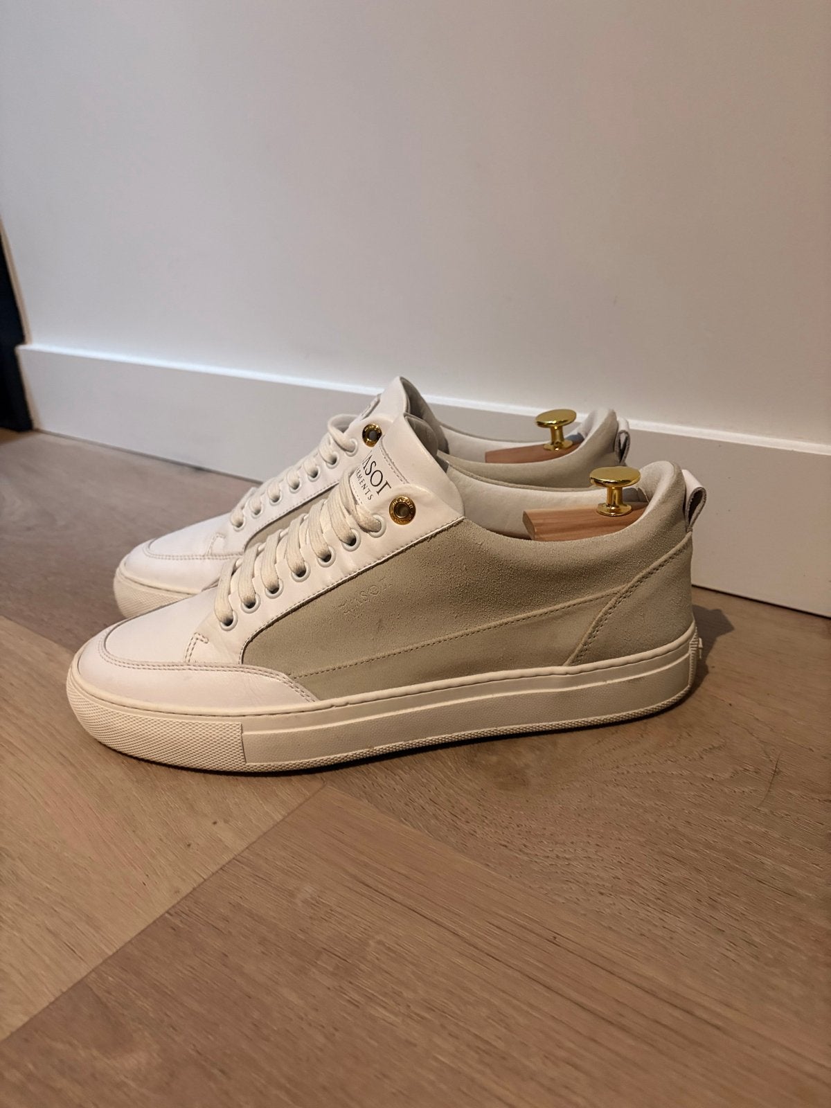 Mason Garments sneakers - Zo goed als nieuw, Ophalen of Verzenden, Zo goed als nieuw, Wit, Sneakers of Gympen