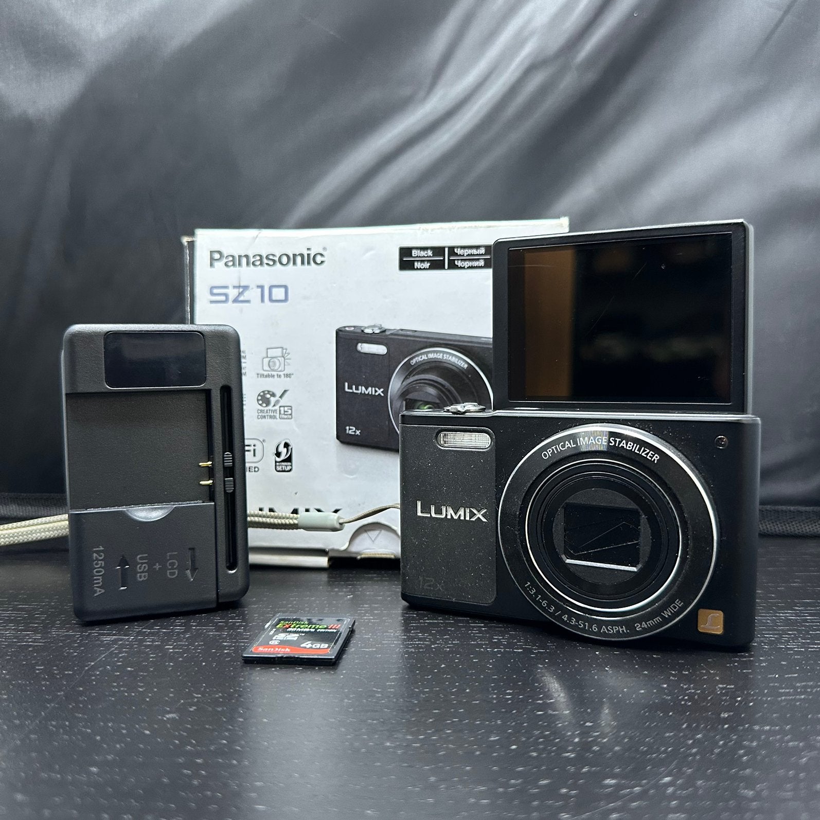 Panasonic Lumix SZ10 Compact Camera met 12x Optische Zoom, F, Compact, Ophalen of Verzenden, Zo goed als nieuw