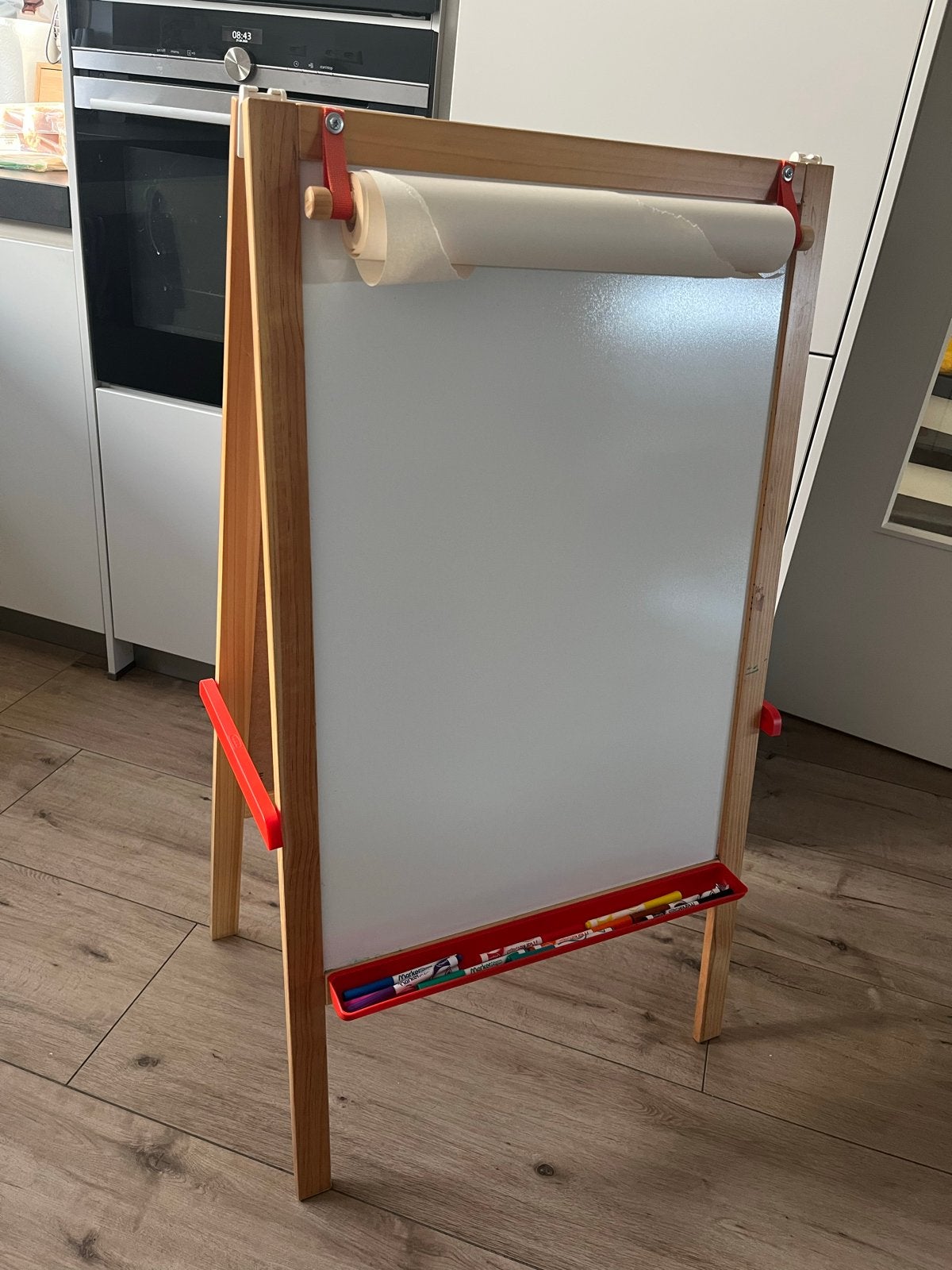 IKEA MÅLA Tekenbord - Naaldhout (wit/zwart), Ophalen, Gebruikt, Overige typen