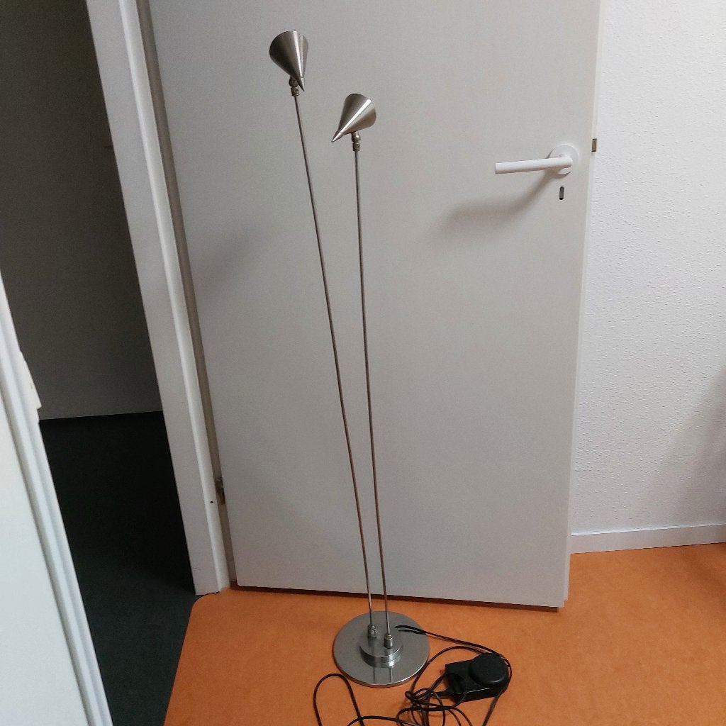 Harco Loor  design vloerlamp jaren 90, Huis en Inrichting, Ophalen, Gebruikt, Metaal, 100 tot 150 cm
