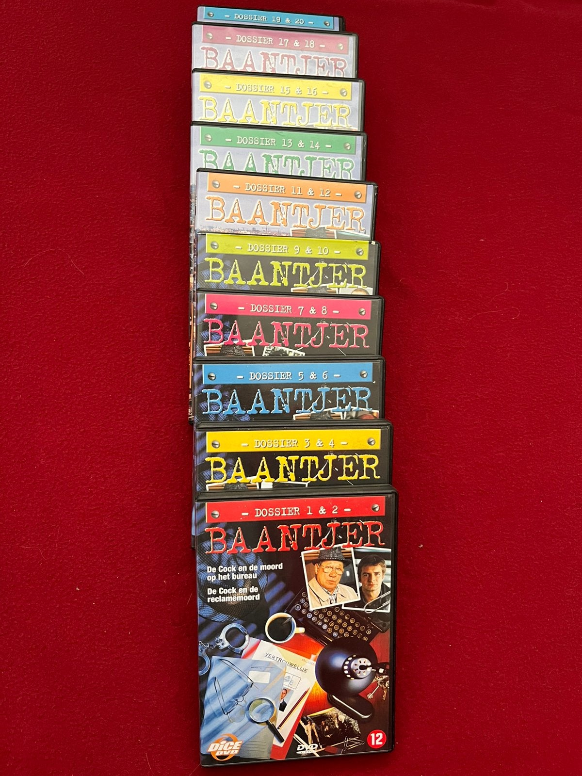 Baantjer DVD’s serie 1 t/m 20, Alle leeftijden, Ophalen, Zo goed als nieuw