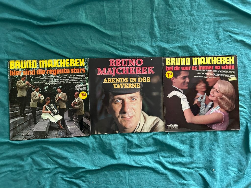5 LP's Bruno Majcherek (ook per stuk te koop), LP, Gebruikt, Pop, Ophalen of Verzenden