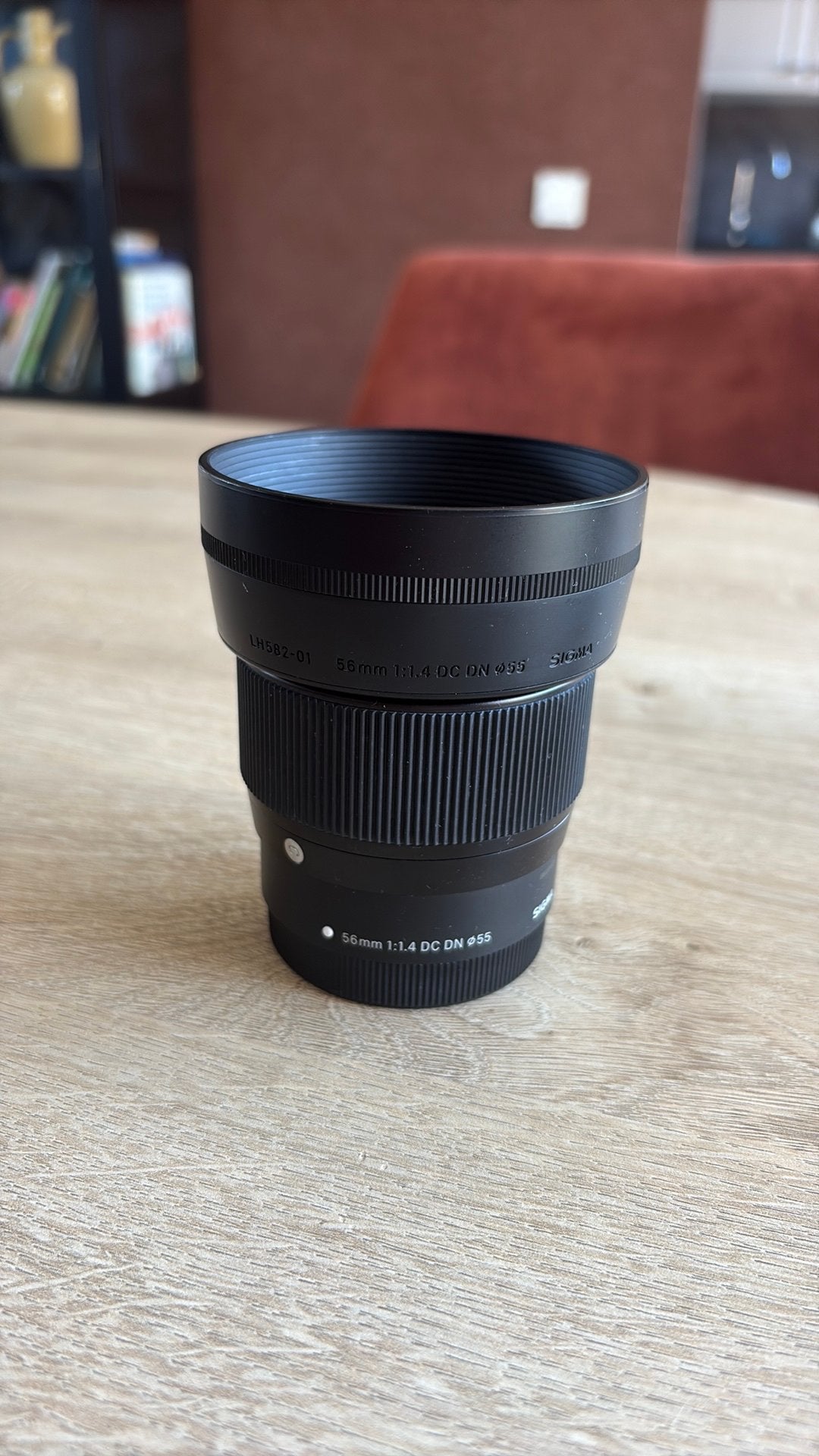 Prime lens Sigma 56mm 1.6 DC DN, Audio, Tv en Foto, Fotografie | Lenzen en Objectieven, Ophalen, Zo goed als nieuw, Canon, Telelens