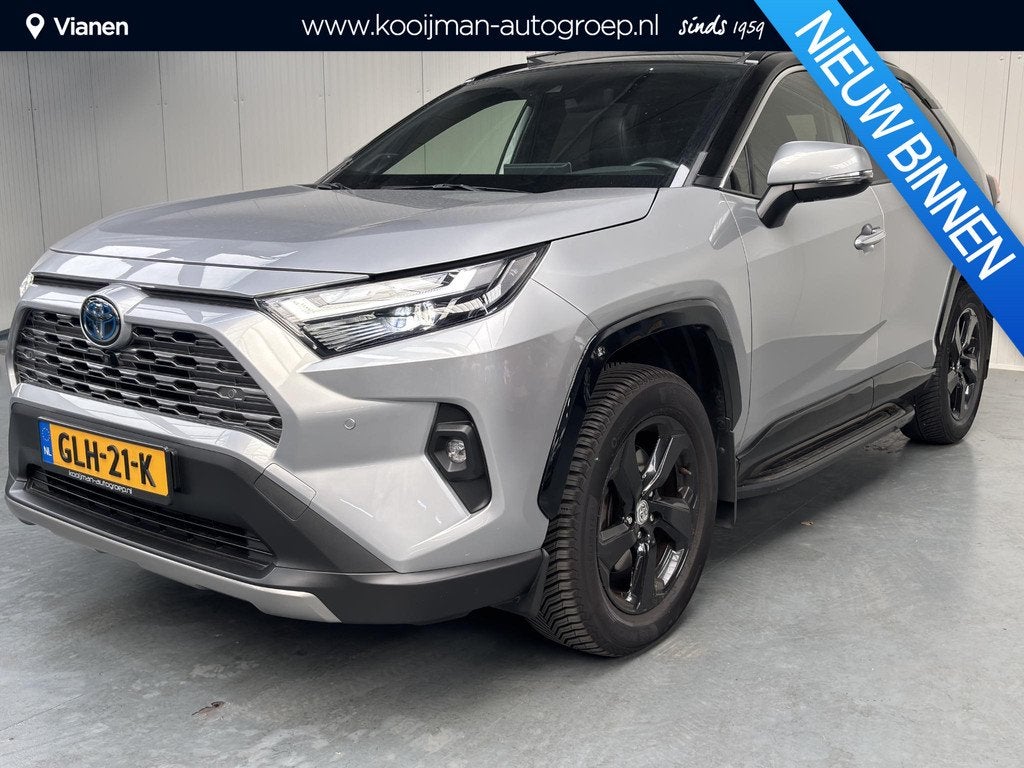 Toyota RAV4 2.5 Hybrid AWD Bi-Tone, Auto's, Toyota, Automaat, Gebruikt, Euro 6, 4 cilinders