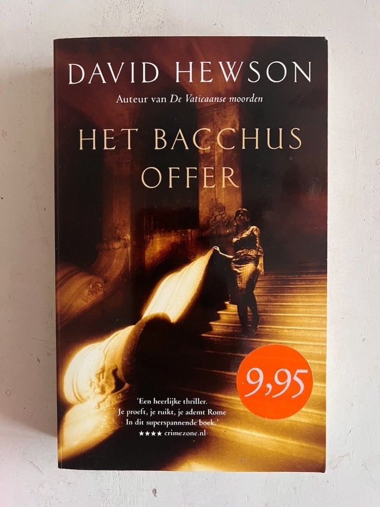 David Hewson: Het Bacchus offer, Boeken, Thrillers, Gelezen, Ophalen of Verzenden