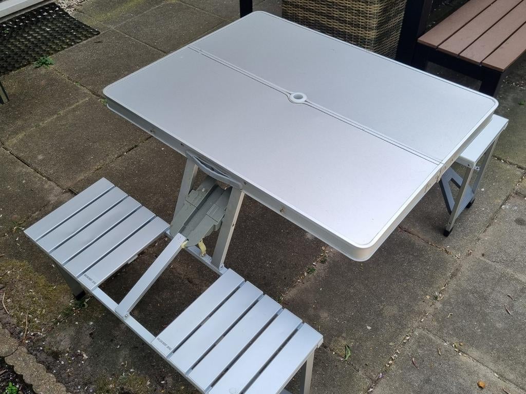 Picknick kindertafel aluminium inklapbaar, Ophalen, Campingtafel