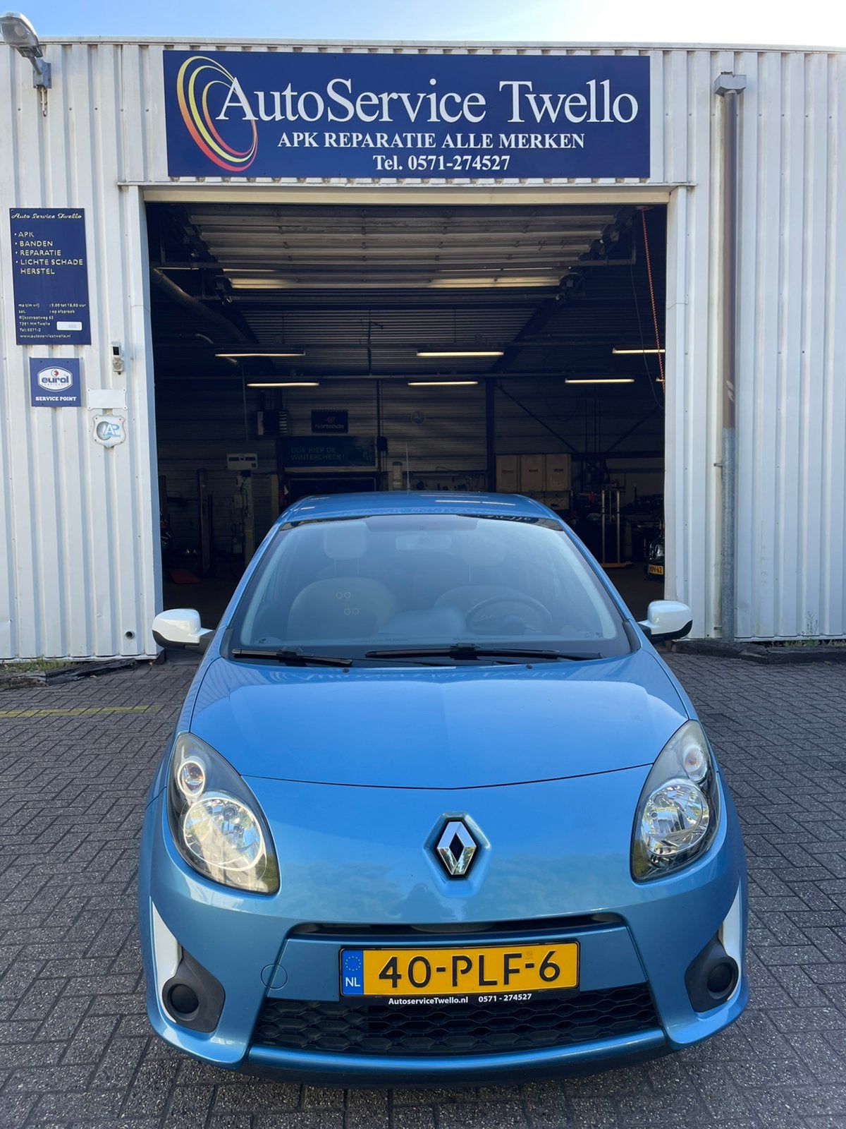 Renault Twingo 1.2 16V 2011 Blauw, 839 kg, Twingo, 74 pk, 4 cilinders