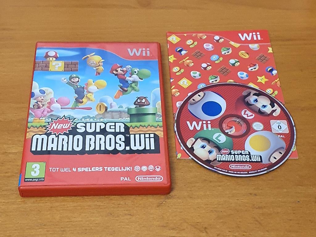 Wii | New Super Mario Bros, 3 spelers of meer, Ophalen of Verzenden, Gebruikt, Vanaf 3 jaar