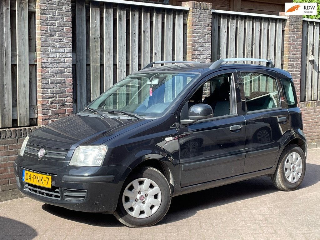Fiat Panda 1.2 Edizione Cool AIRCO, 137DKM, Zwart, APK 10-20, Auto's, Euro 5, Stof, Gebruikt, 1242 cc
