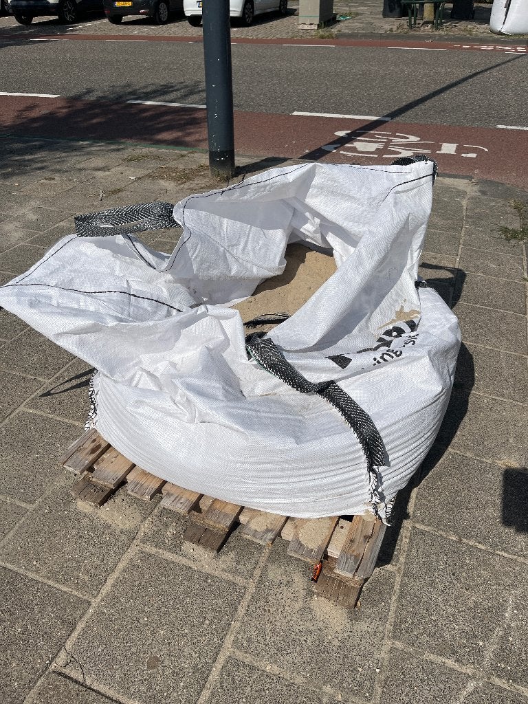 Gratis partij Zand, Ophalen, Ophoogzand