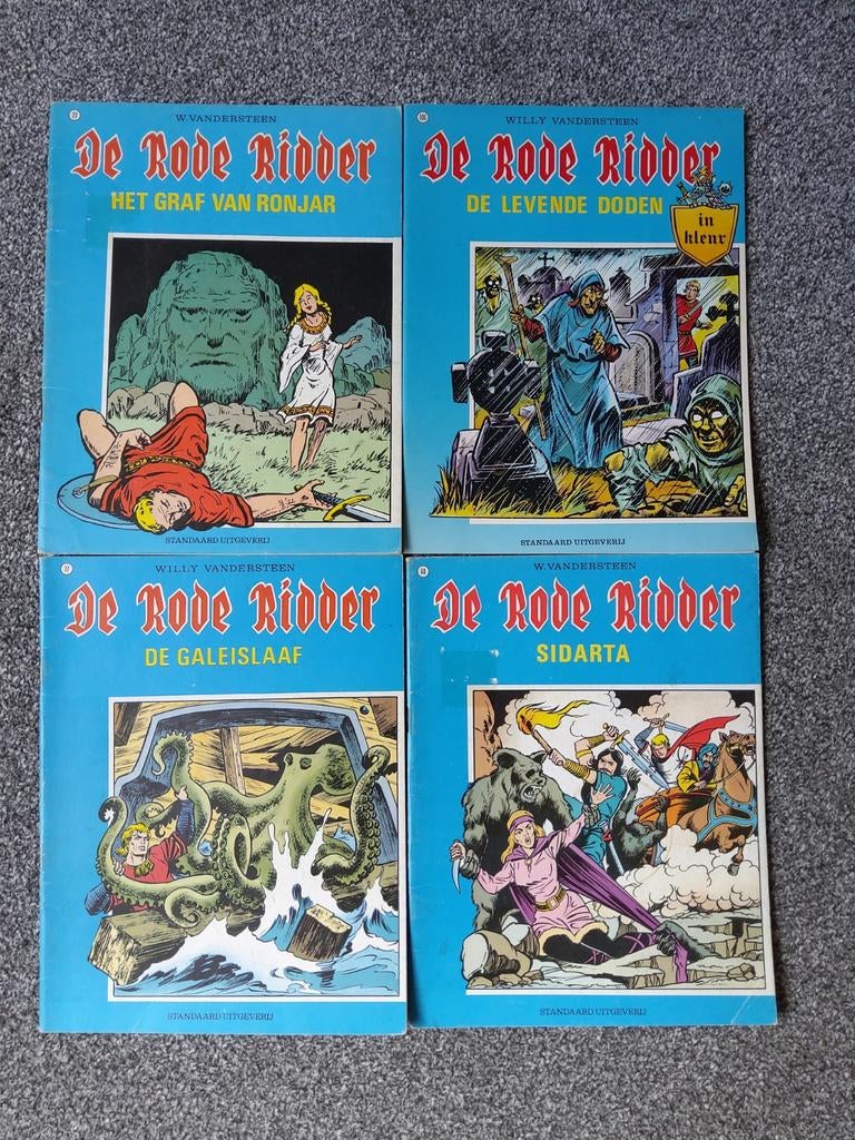 De Rode Ridder  4 stripboeken  3 euro, Meerdere stripboeken, Ophalen of Verzenden, Gelezen
