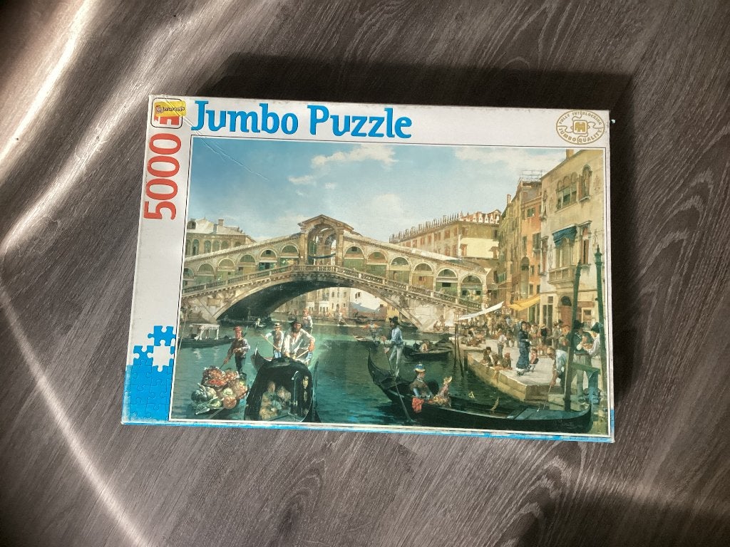 Puzzel 5000 stukjes, Ophalen of Verzenden, Meer dan 1500 stukjes, Gebruikt, Legpuzzel