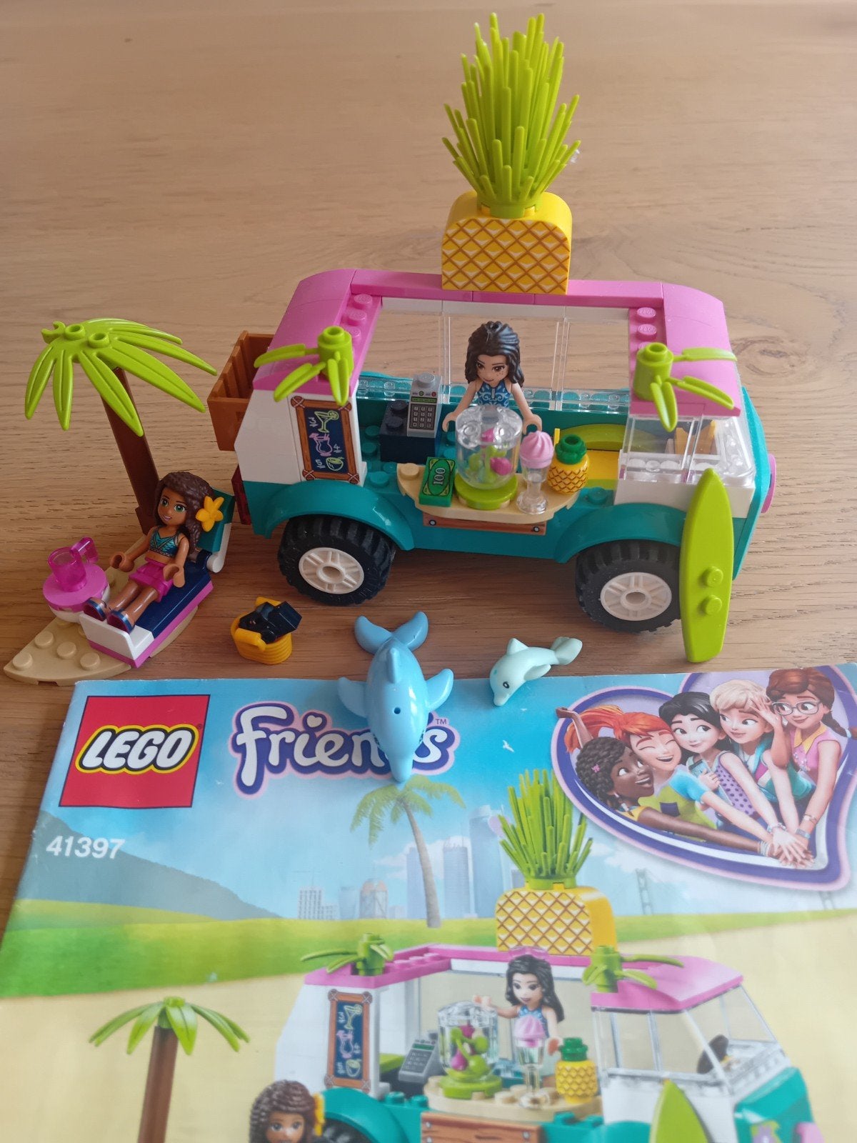 Lego Friends Juice Truck set 41397 - Zo goed als nieuw, Ophalen of Verzenden, Zo goed als nieuw