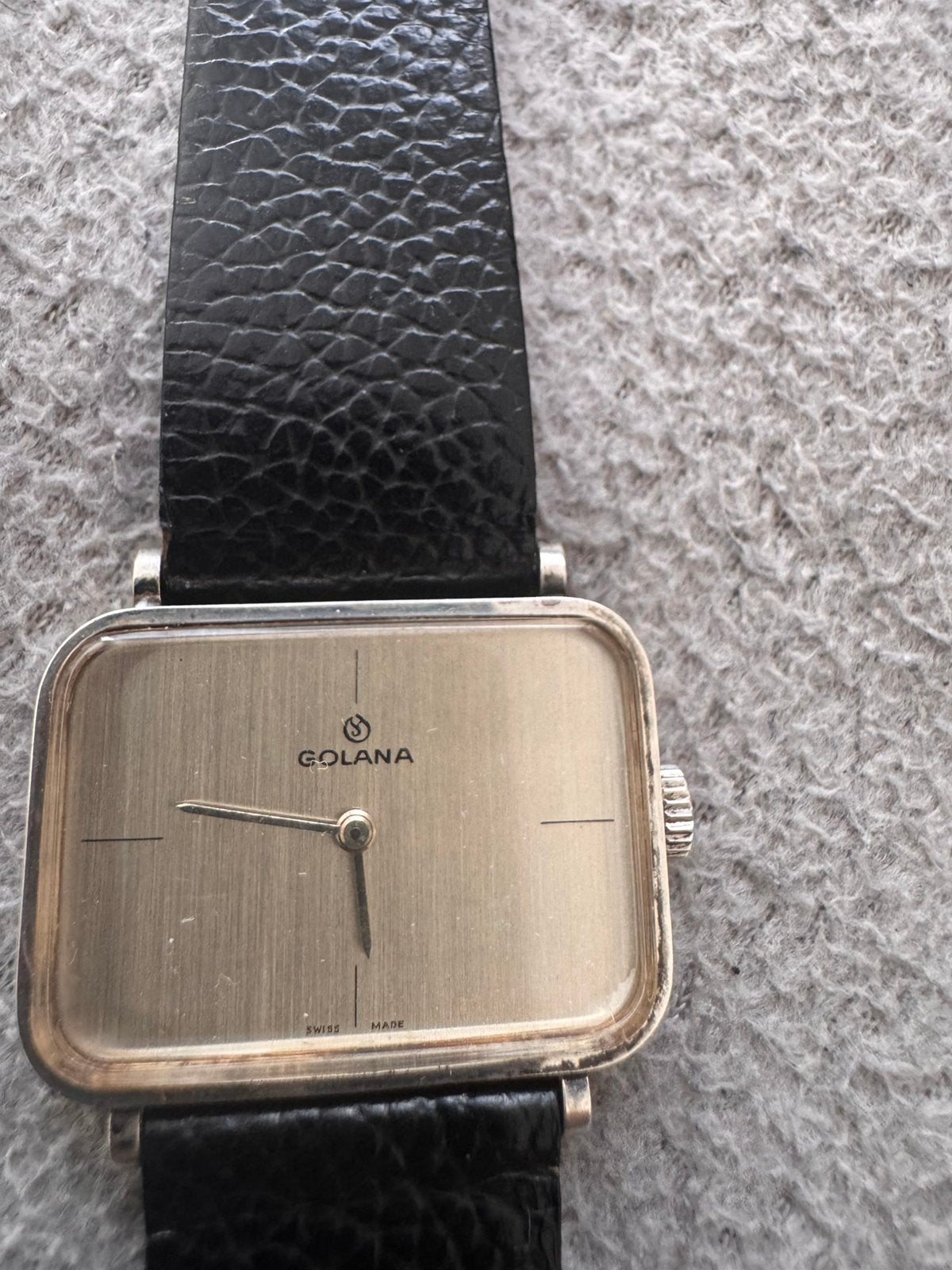 Vintage Golana Swiss Made 925, Sieraden, Tassen en Uiterlijk, Horloges | Antiek, Ophalen of Verzenden, Zilver, Overige merken