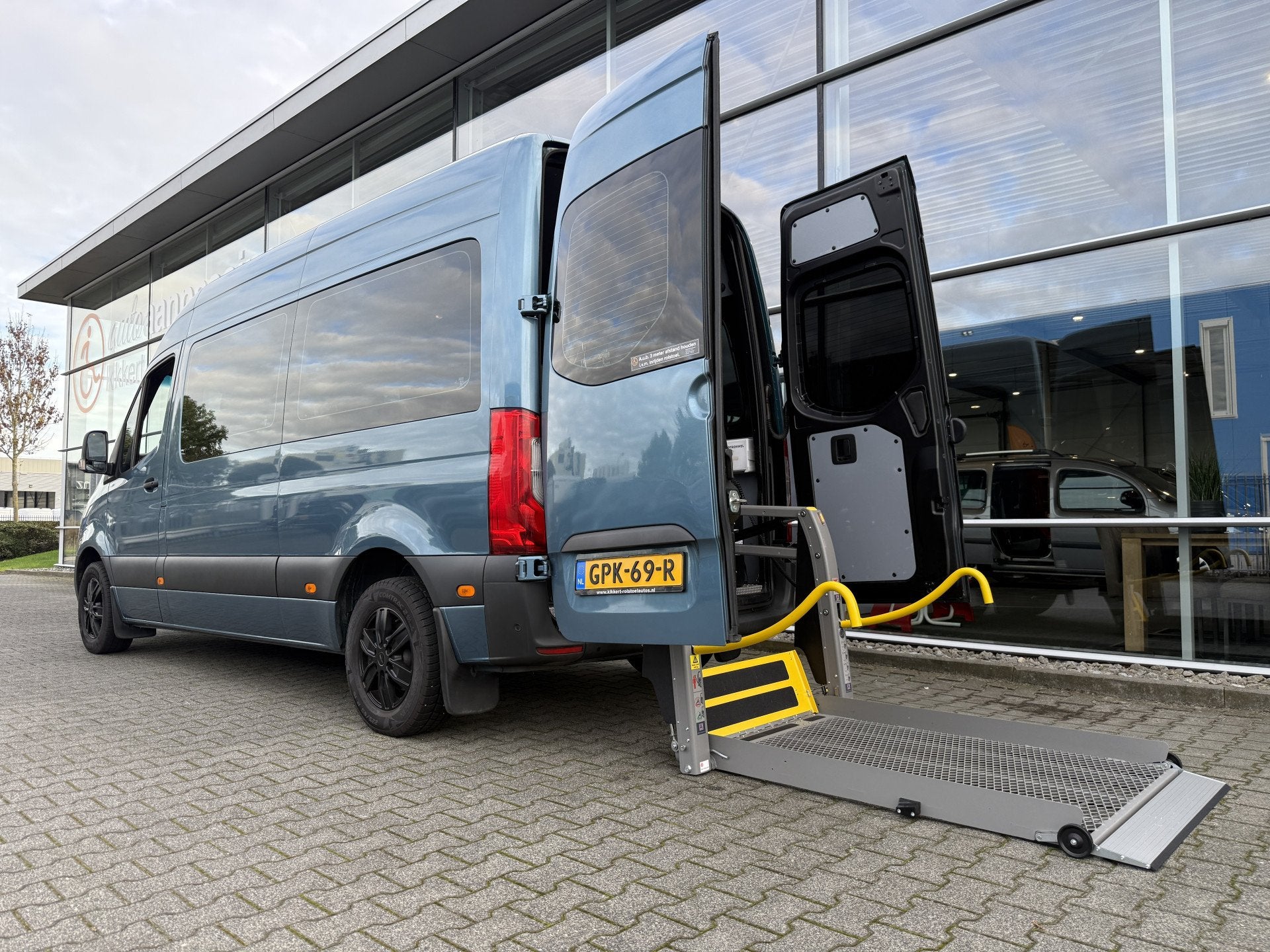 Mercedes-Benz Sprinter Rolstoelbus / Personenbus 314 2.2 CDI, Stof, Gebruikt, 2000 kg, Blauw
