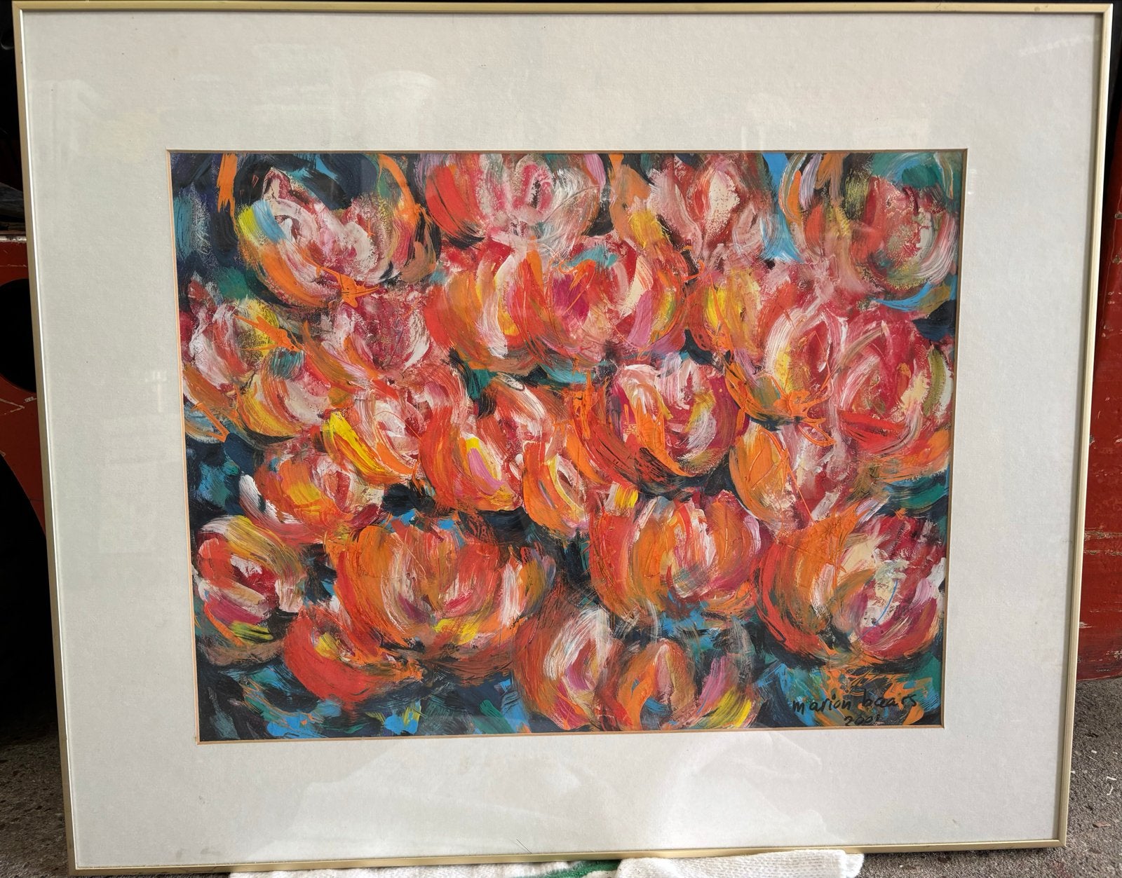 Schilderij "Ode aan Máxima" door Marion Baars, Ophalen