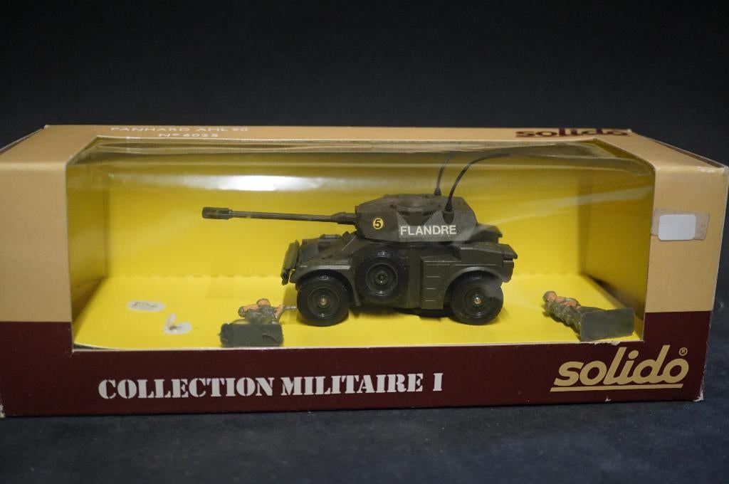 Solido Panhard AML 90 pantserwagen - 1/50 - TOP, Ophalen of Verzenden, Zo goed als nieuw, Bus of Vrachtwagen, Overige merken