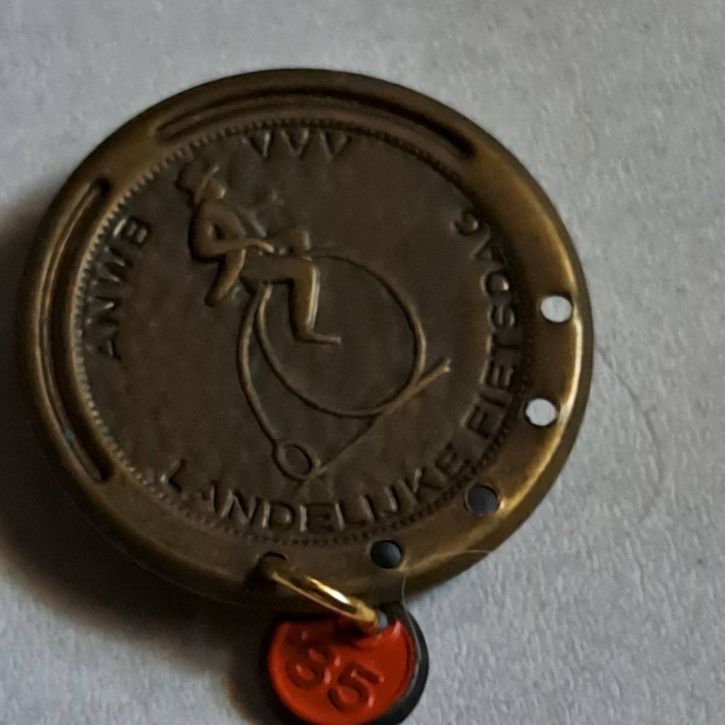 Medaille landelijke fietsdag 1985 VVV ANWB, Ophalen of Verzenden, Brons, Nederland
