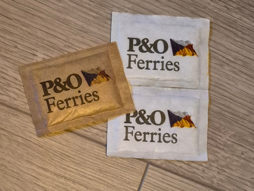 Suikerzakjes P&O Ferries, Ophalen of Verzenden, Buitenland
