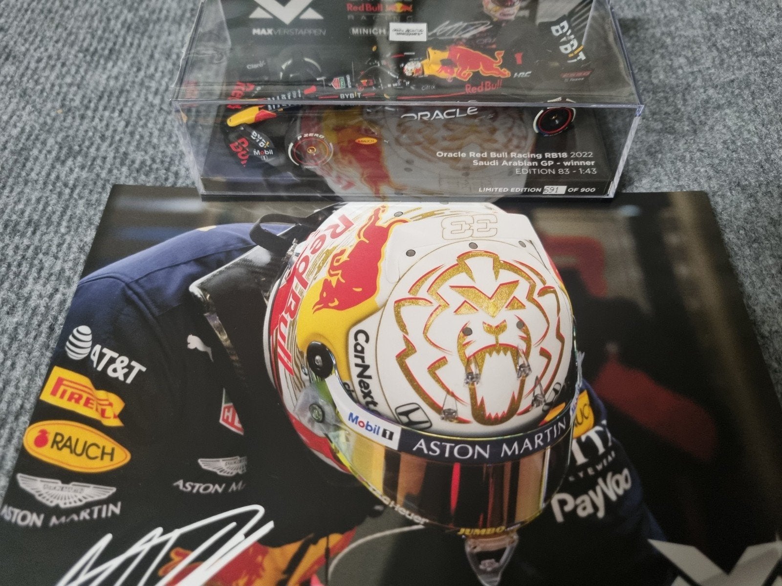 Max Verstappen RB18 2022 Saudi GP winnaar 1:43 Limited Ed., Ophalen of Verzenden, Nieuw, Formule 1