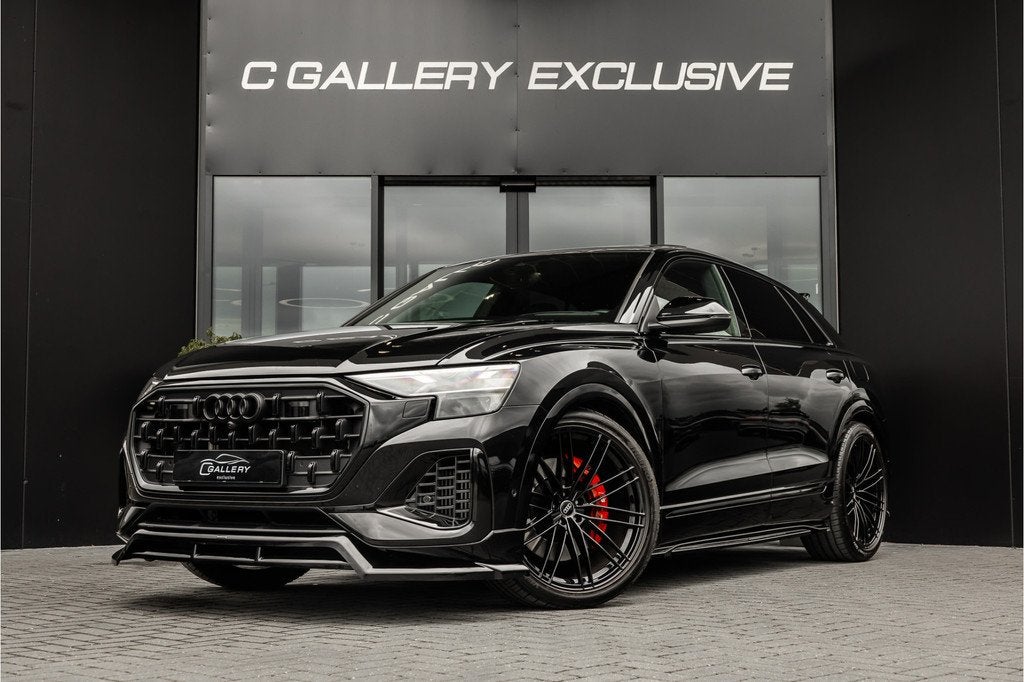 Audi Q8 55 TFSI e quattro - Maxton Pakket | Panorama | B&O |, Automaat, Gebruikt, Q8, Zwart
