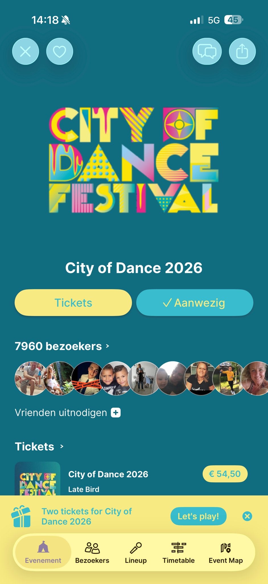 City of dance festival, Twee personen