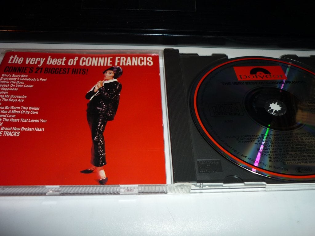 Connie Francis - The Very Best Of Connie Francis CD, Ophalen of Verzenden, Zo goed als nieuw, Inclusief boekje, Verzamelalbum
