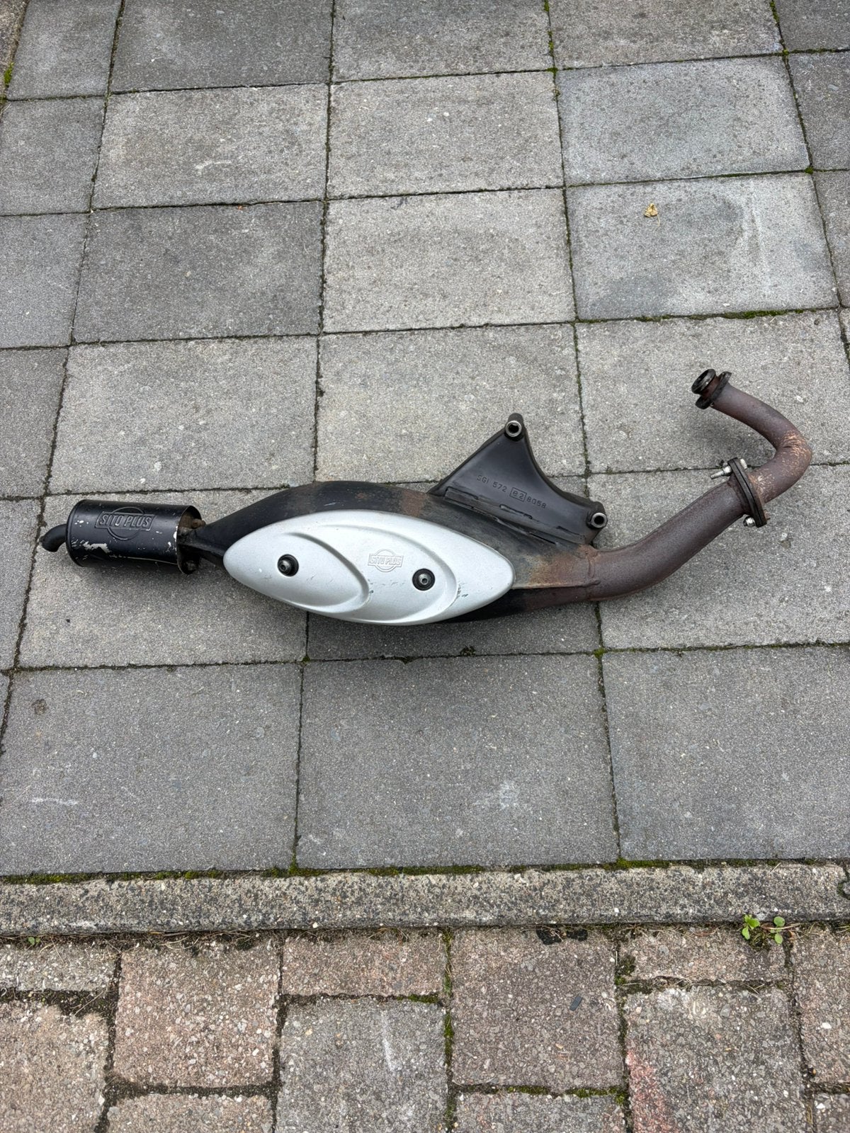 Piaggio sitoplus oonbegrensd, Fietsen en Brommers, Ophalen of Verzenden, Zo goed als nieuw, Uitlaat