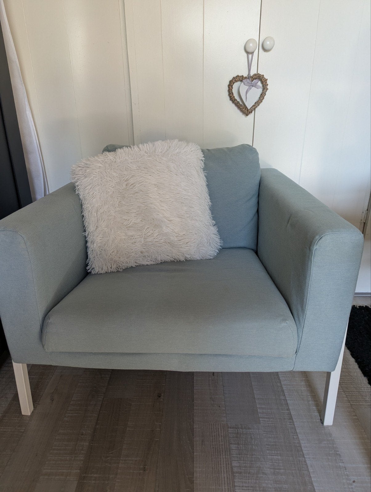 Gratis licht blauwe stoel - Fauteuil, Ophalen, 75 tot 100 cm, Eenpersoons, Minder dan 150 cm